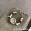 Trendy Vintage Adjustable Beads Strap Watch Ethnic Alloy Star Heart Bracelet Versatile Stylish Quartz Bracelet Wristwatch Ladies