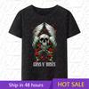 Guns N Roses Theme 100cotton Summer Oneck Print Streetwear T Shirt Male Harajuku Short Sleeve Tee Men Clothing Y2k Tops Gym
