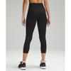 Lululemon Fast And Free High Rise Crop 23  Pockets  Updated Black
