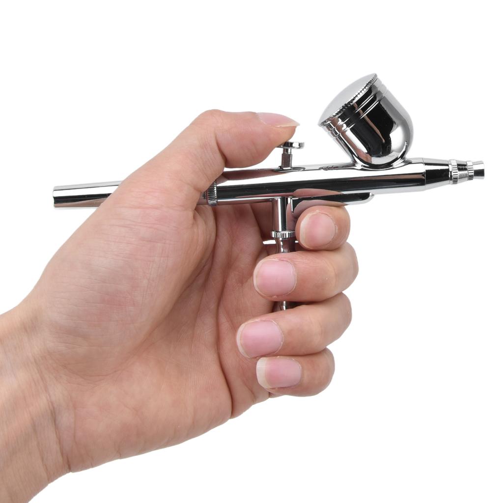 Airbrush Kit Stainless Steel Precise Dual Action Small Paint Spray Pen for Temporary Tattoo Cake