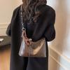 Premium sense niche bag women 2025 popular new national style versatile beaded shoulder bag simple portable underarm bag