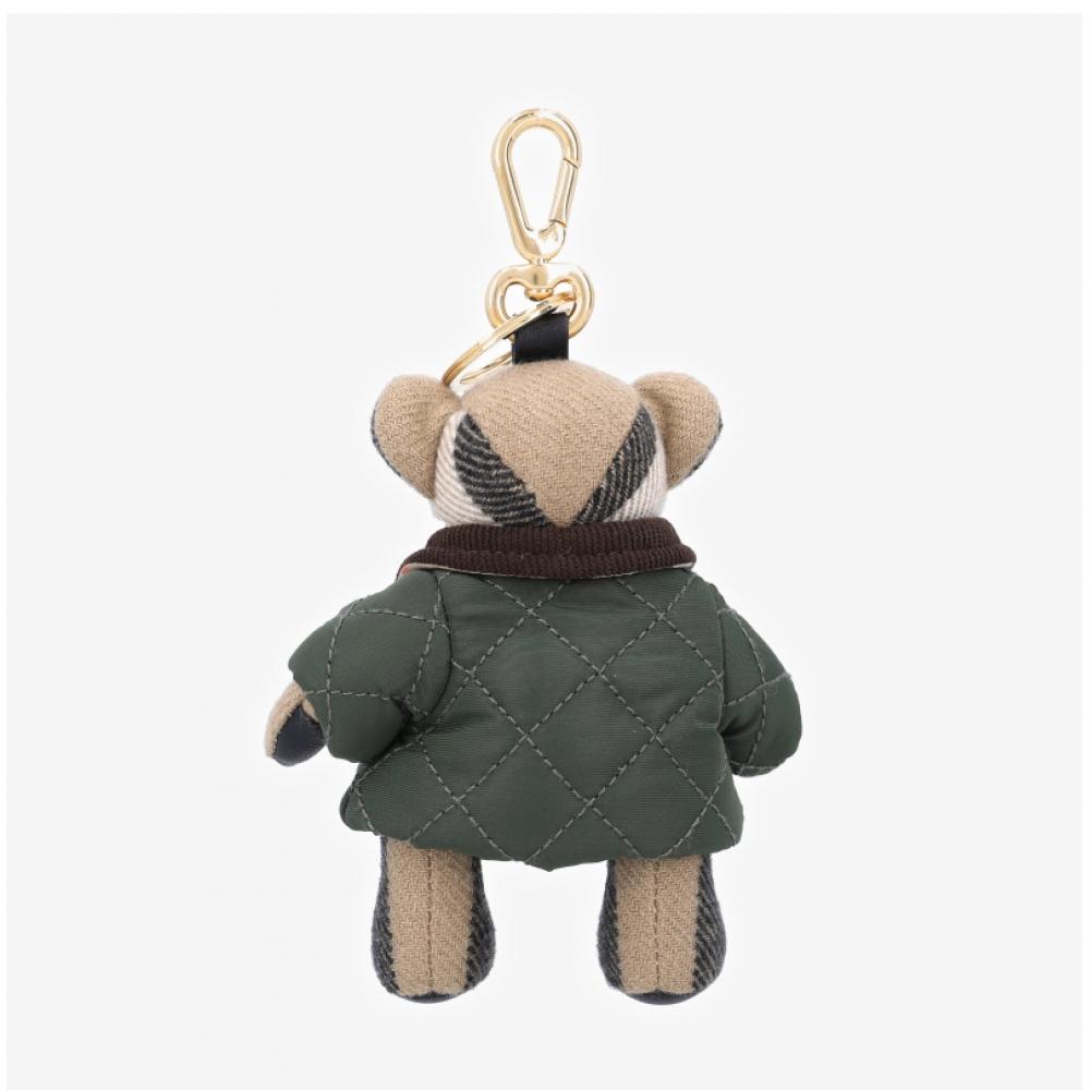 Burberry Quilting Jacket Charm Keyring Thomas Bear 8120170 C1748
