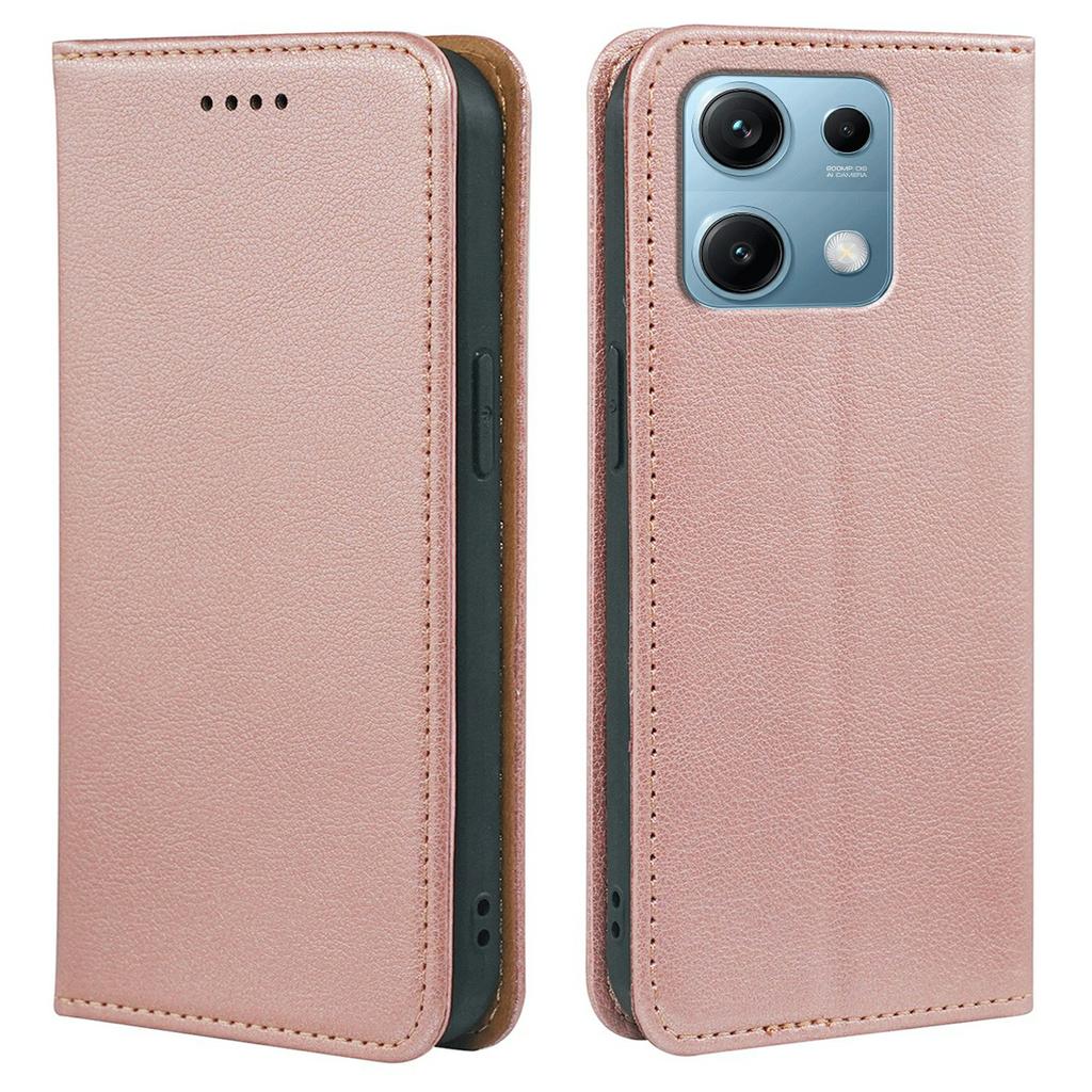 For Xiaomi Redmi Note 14S 4G/Note 13 Pro 4G/Poco M6 Pro 4G Case Wallet RFID Blocking Leather Phone Cover Strong Magnetic Closure