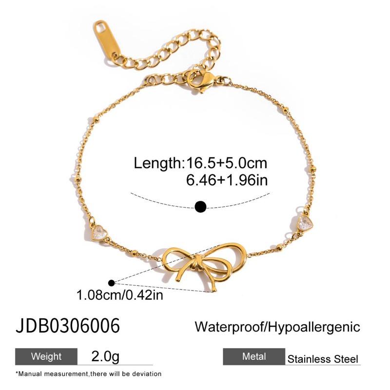 Stainless Steel Zirconia Bracelet - Elegant and Luxurious Women's High-end Jewelry, Titanium Steel Hand Accessory