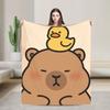 Capybara Blanket Quality Super Soft  Throw Blanket Winter Travel Couch Chair Sofa Bed Funny Bedspread
