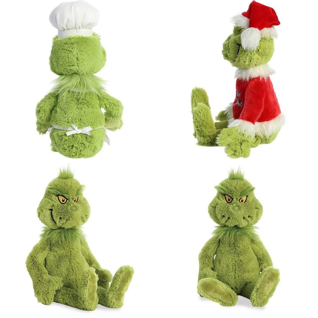 Grinch Crăciun Bucătari Costumează Jucării de Pluș Păpuși Umplute Cadou pentru Copii Moale Drăgălaș