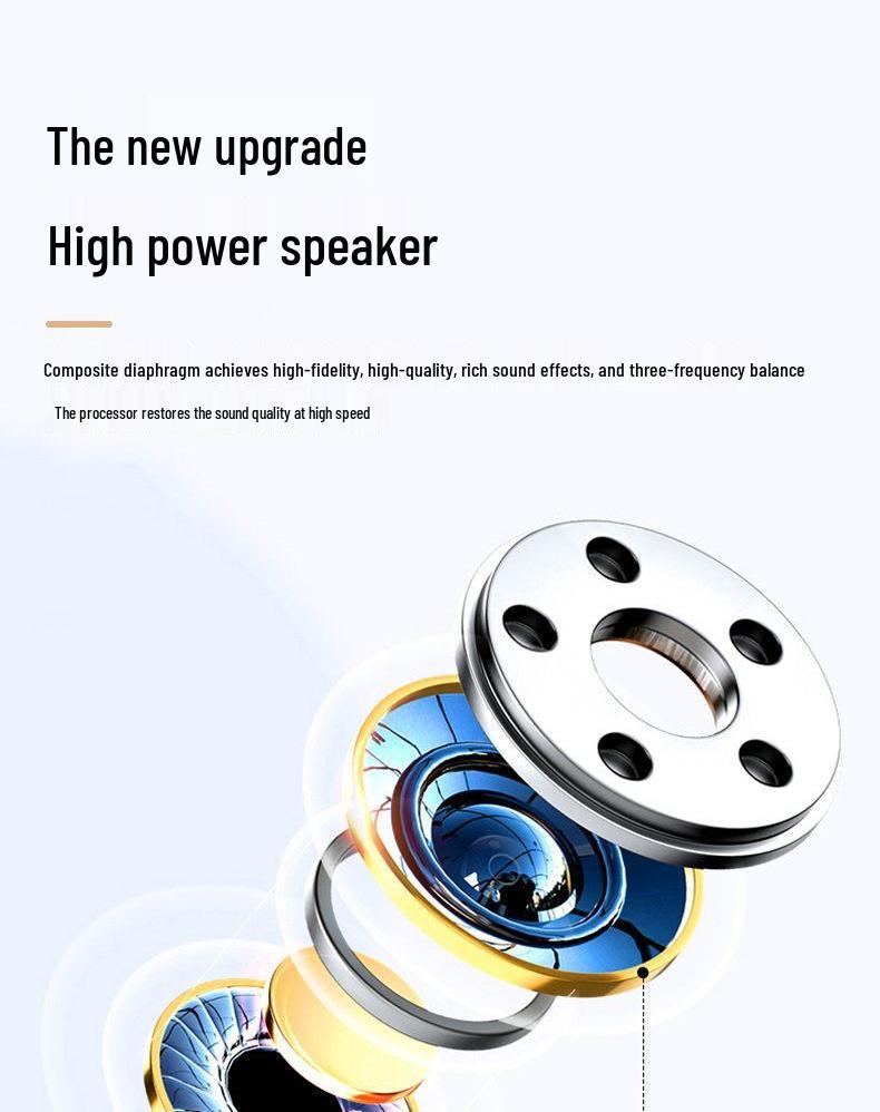SK19 Bluetooth Earbuds: Ultra-Compact, Long Battery Life, Comfortable Fit, No Flashing Lights