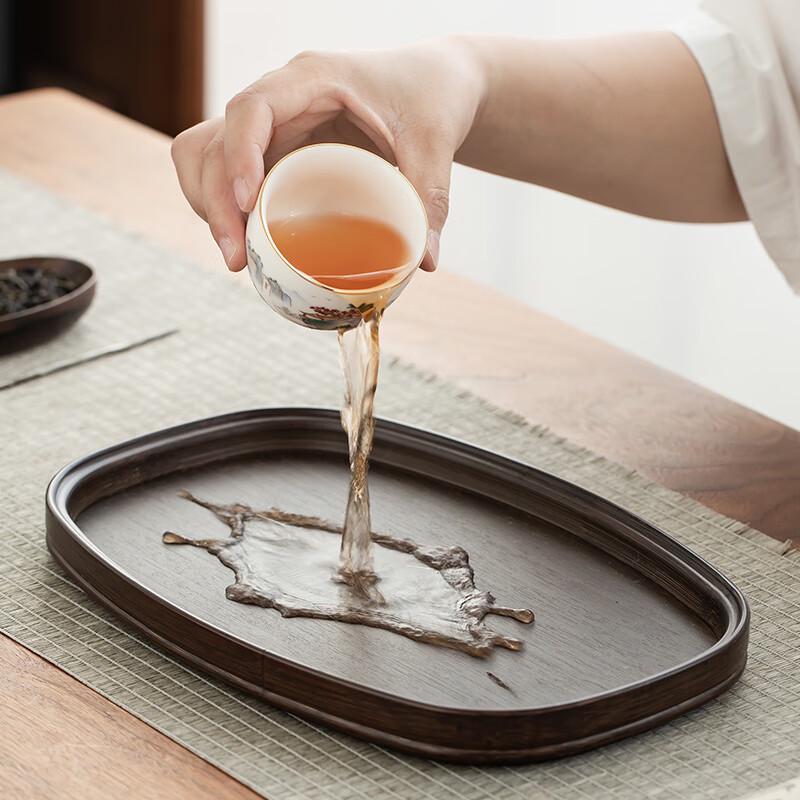 High-End Mutton Fat Jade Porcelain Kung Fu Tea Set with Landscape Design