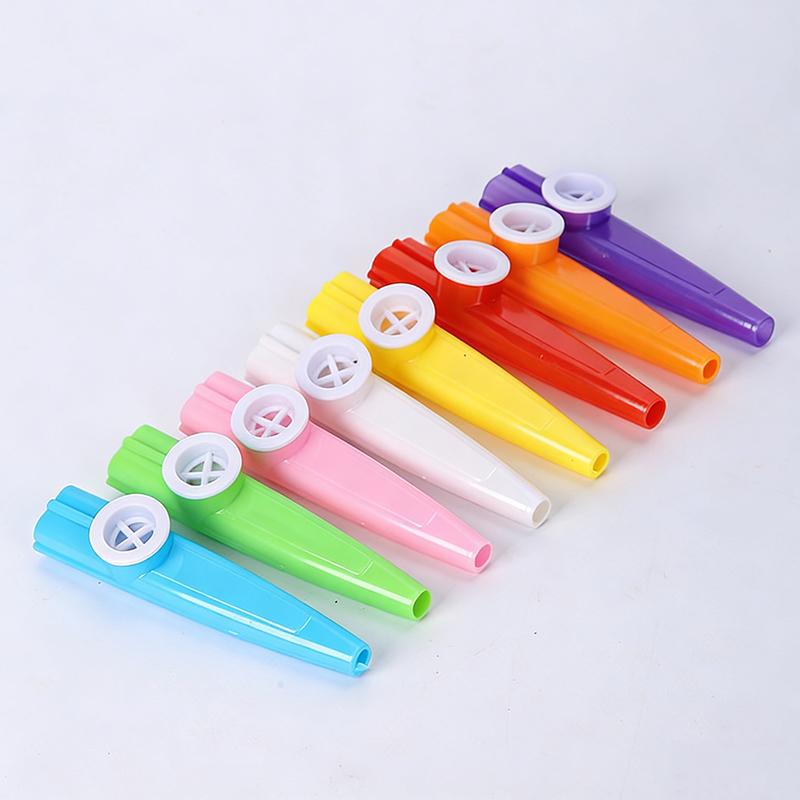4/8/16PCS Assorted Colorful Plastic Kazoo Whistle Noise Makers Suitable for Party Gathering Games Cheering Up Giveaway Gifts ZYF