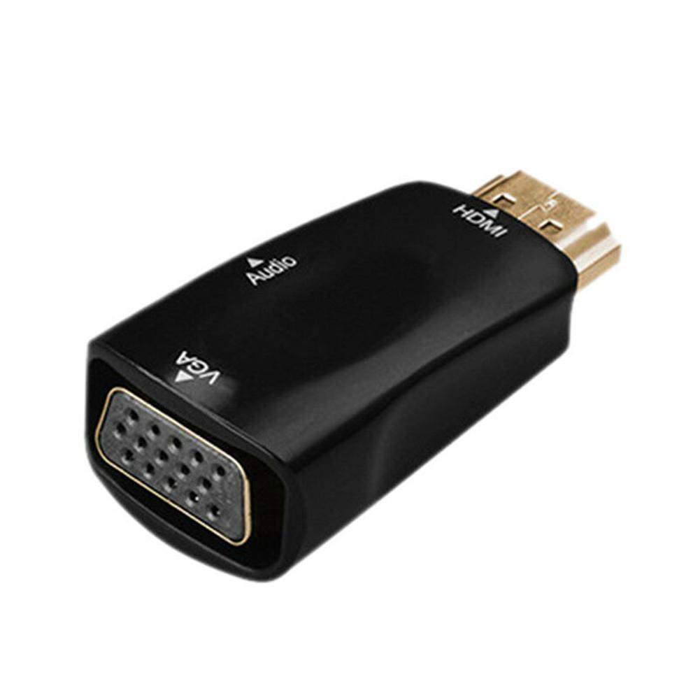 Para Adaptador de Cabo Conversor de Áudio de 15 Pinos Fêmea para VGA Macho FHD 1080P 720P 480P Para PC Laptop Caixa de TV Projetor