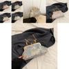 Elegant Shell Bag For Women Medium Size Lock Closure Perfect For Casual Outfits
