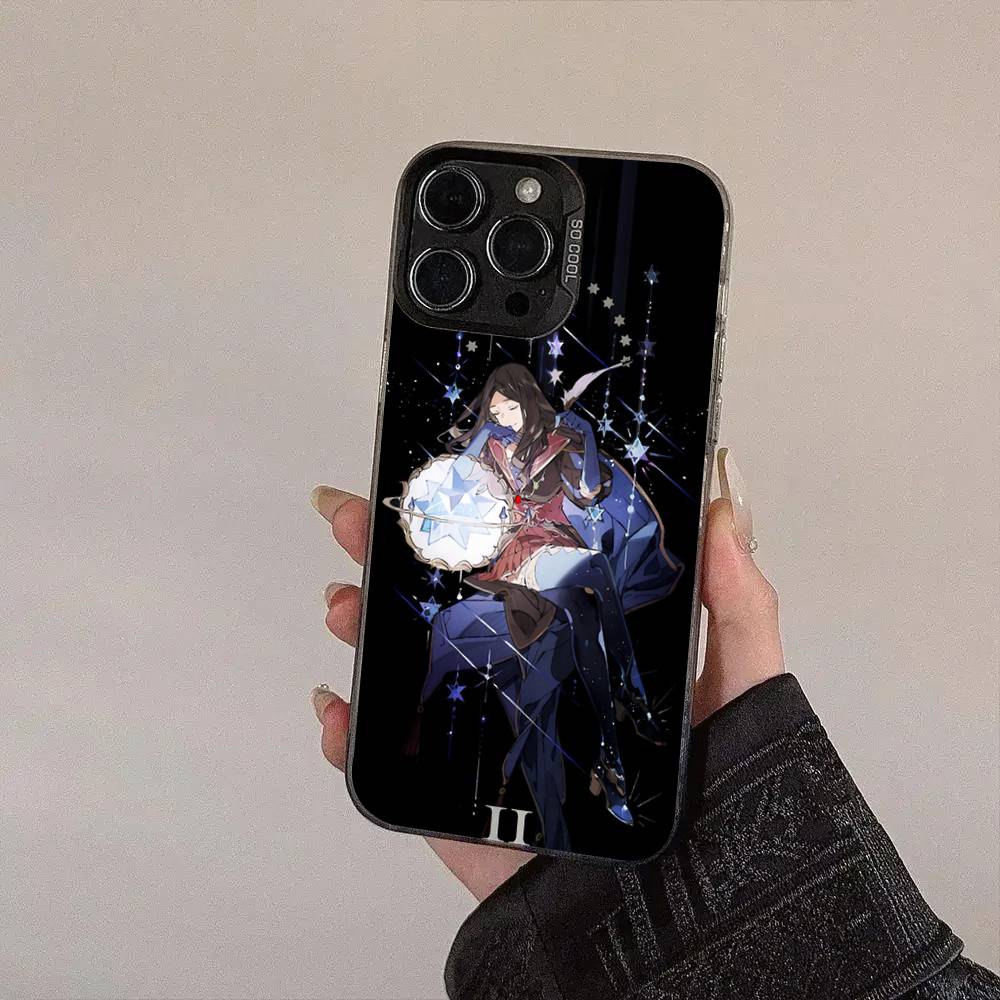

Чехол для телефона с изображением аниме Fate-Grand-S Order Для IPhone 17 16 15 14 13 12 11 XS XR X Pro Max Plus Цветной Посеребренный Чехол iPhone 15 Plus