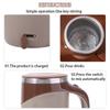 380ML Automatic Stirring Cup Rotating Lazy Coffee Cup Stylish Magnetic Rotating Mug  Drinking Tools