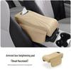 Zunjie S800 Armrest Box Pad with Tissue Box, Cup Holder, and Storage Bag for Car Interior Accessories.