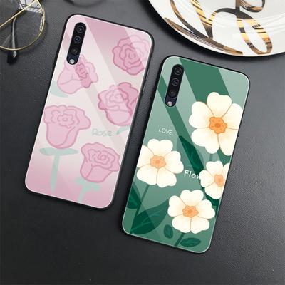 Flowers And Plants Case For Samsung Galaxy A71 A72 A70 A73 A53 A13 5g A03 A22 A21s A03 Core A42 A52 Glass Cover Coque Capa