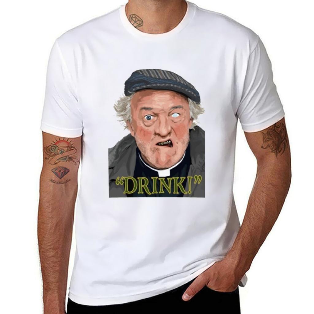 Father Ted Drink Tshirt Holiday All Match Tshirt