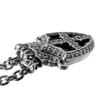 ArtemisClassic Onyx Emblem Charm Silver Accessory Brand Jewelry Silver 925 Necklace Pendant [Artemis Classic] ac-acp0229 Men's Women's