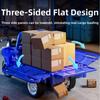 Plastic Simulation Tricycle Toy Inertia Driving Openable Seat Inertia Tricycle Model Steerable Front Pull Back Truck Kids Toys