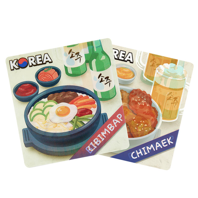 Artbox “Korean Food” Changing Sticker – Lenticular Souvenir Sticker Card.