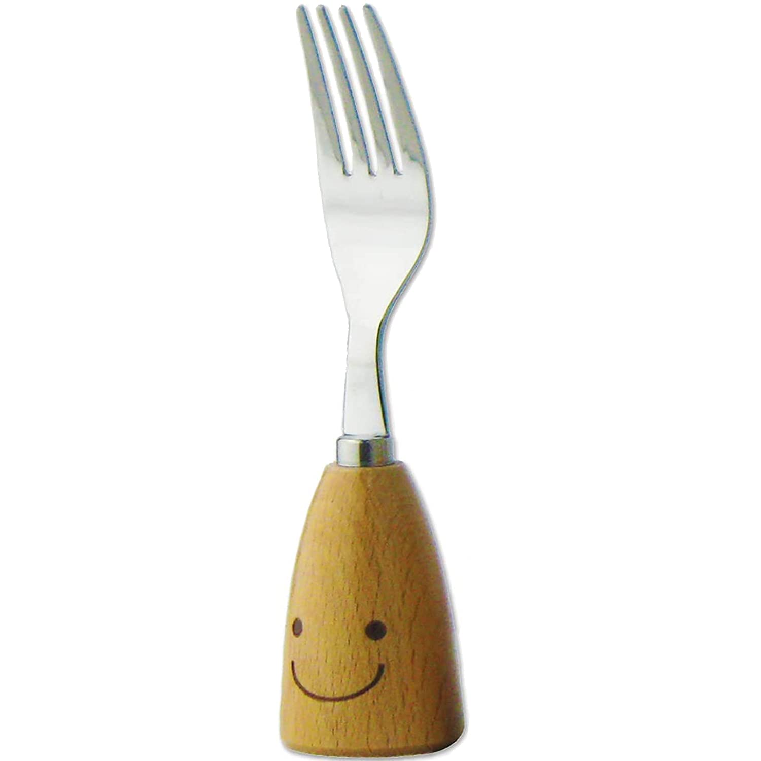 Nagao Waiwai Kitchen Stand Fork Stainless Made in Japan (L) Steel, Wood, WY-38