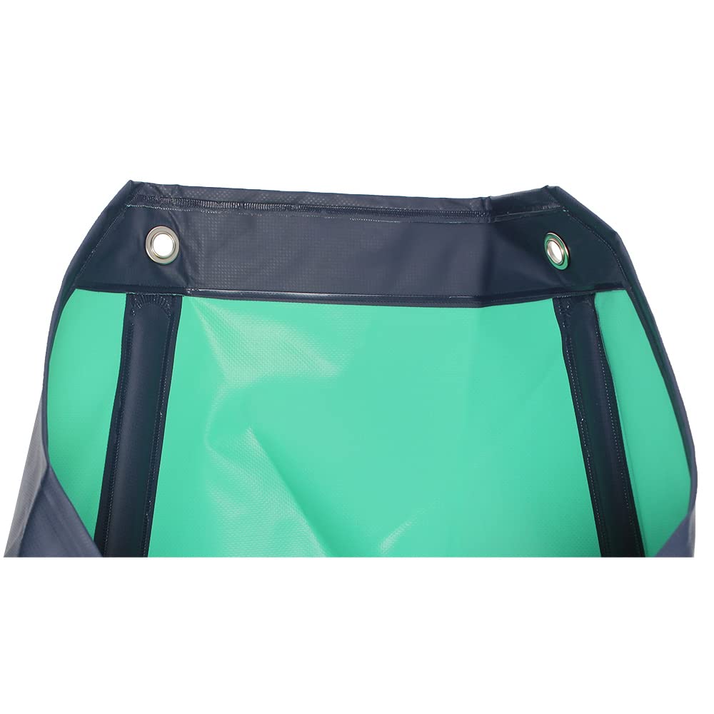 Otafuku Gloves Apron with Chest PVC Navy [One-Touch (Polyester Thread) 90x115cm] #6110