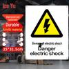 Acrylic 'Beware of Electric Shock' Safety Sign