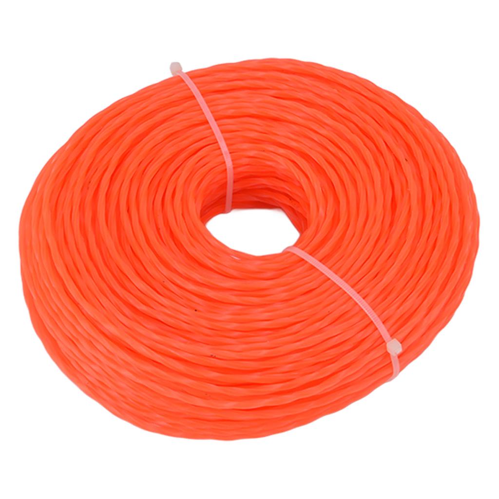 Nylonowa linka do trymera 3,0 mm 85 m Skręcana linka do trymera do domu ogrodu Wytrzymałe ostrza do kosiarki