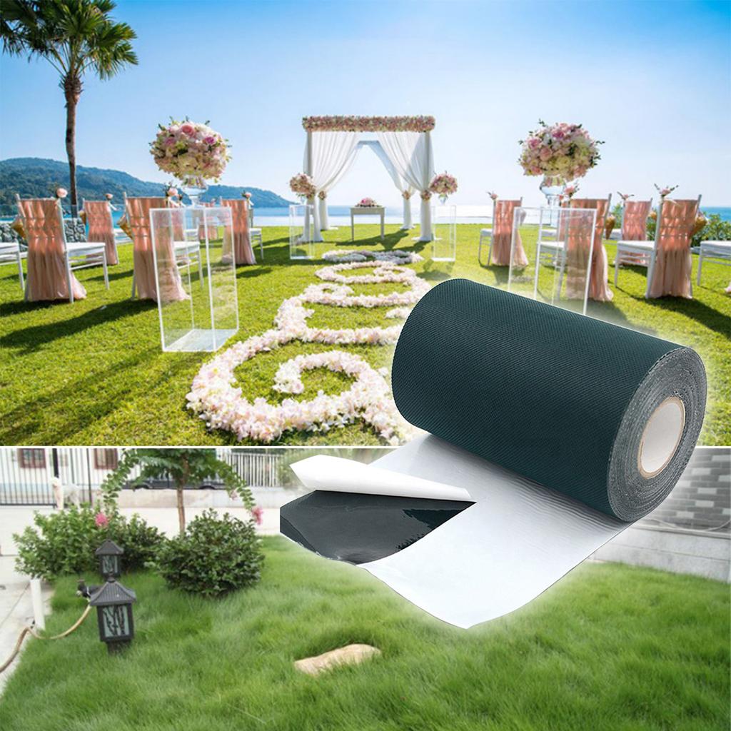 Artificial Grass Seam Tape Self-Adhesive Seaming Turf Tape for Connecting Lawn Carpet Mat Rug Fake Grass 150mm x 5m