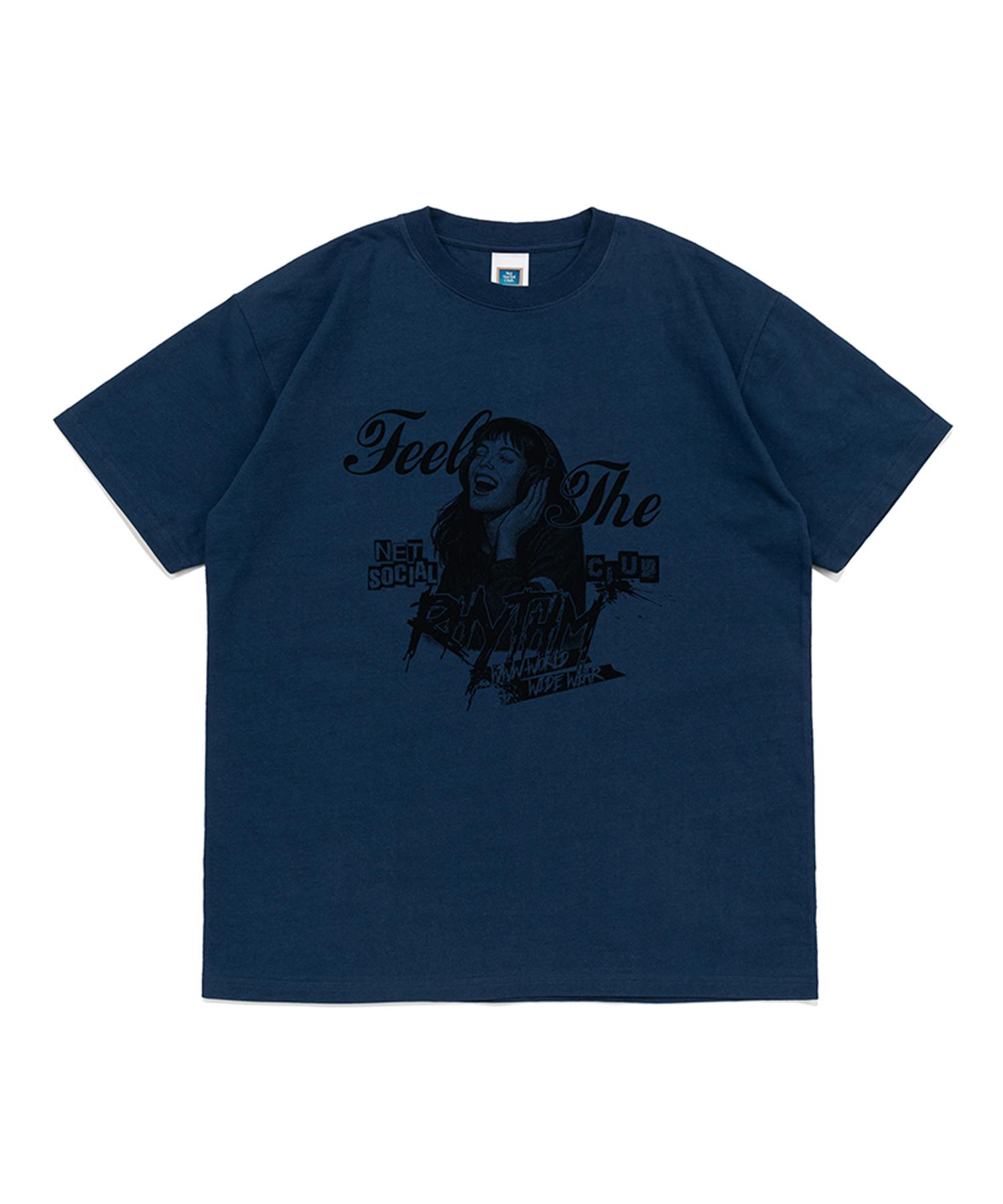 Net Social Club Feel The Rhythm Tee (Dark Blue) S/Free