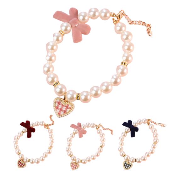 Очаровательное легкое ожерелье-бантик для домашних животных — фото 6