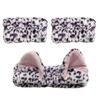 Popular Furry Plush Hairband and Wrist Wash Band for Female Everyday Use Face Washing Makeup Mask Application Headwear