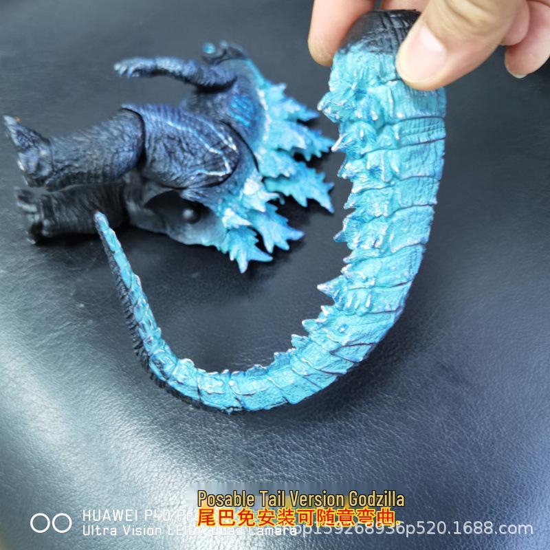Free Shipping DIY Movable Godzilla Figure - NECA 2019 Edition with Nuclear Power Tail, No Assembly Required