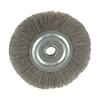 5 Inch Wire Wheel Abrasive Wire Wheel For Surface Preparation Peeling Polishing High Efficiency Metal Deburring
