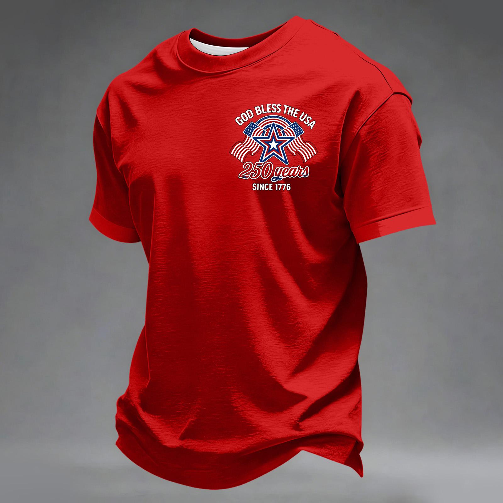 

Men s Casual Day Commemorative Printed Top S