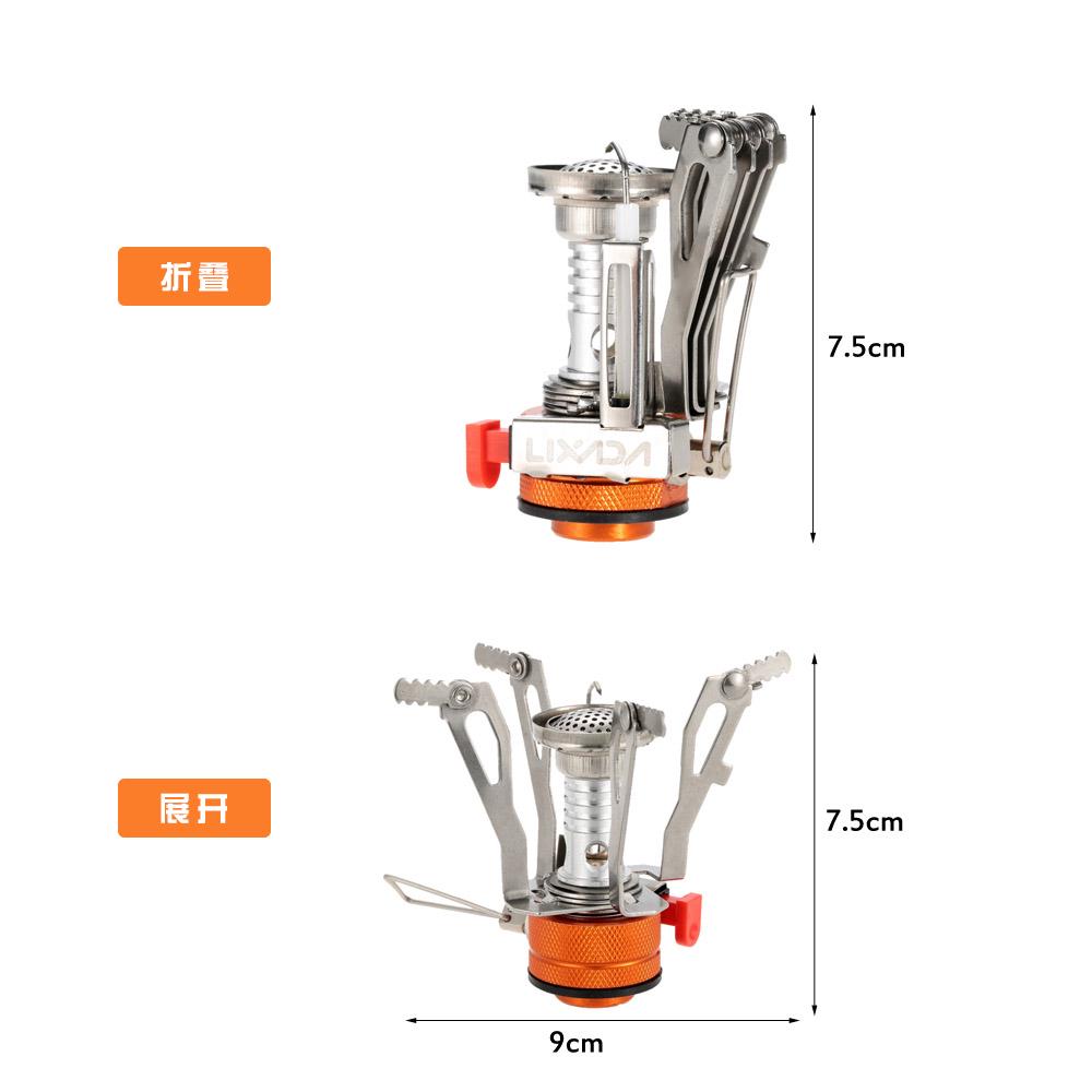 

Lixada супер легкая мини карманная горелка для приготовления пищи на открытом воздухе складная газовая плита для кемпинга 3000 Вт