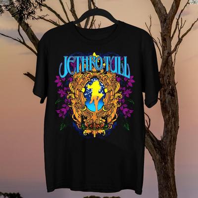 New Jethro Tull Band Album Shirt Cotton Black All T-Shirt ,black Unisex T-Shirt