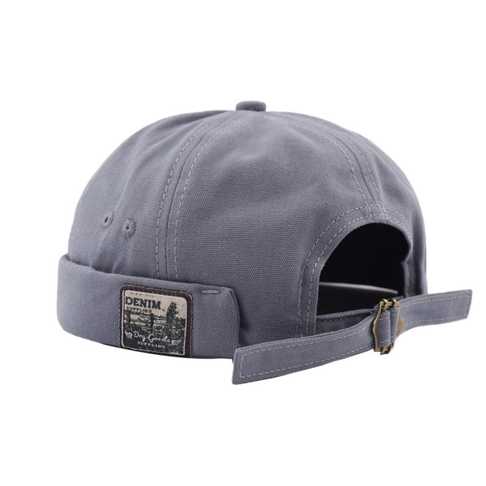 Cotton Brimless Hat Men Women Retro Skullcap Melon Docker Cap Street Hip Hop Without Visor Summer Outdoor Beanie Gorras
