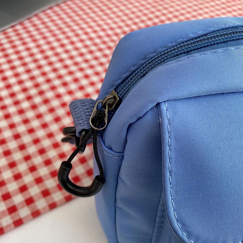 Nylon Cloth Bag Women's 2025 New Trendy Ins Small Fresh Shoulder Messenger Bag Versatile Student Lightweight Mobile Phone Bag