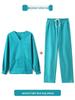 Unisex Short-Sleeve Surgical Gown and Long-Sleeve Workwear Scrub Set - Polyester/Cotton Blend