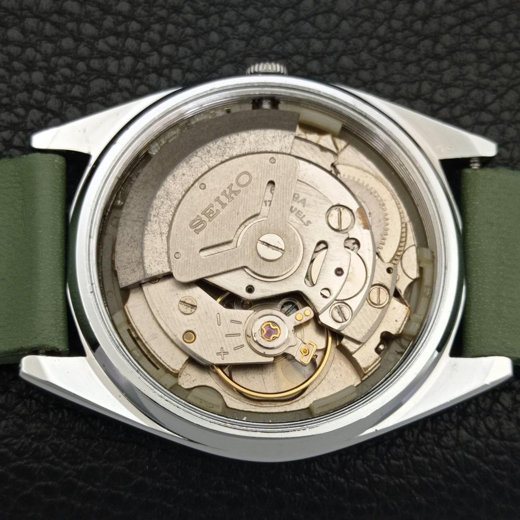 VINTAGE REFURBISHED SEIKO 5 AUTOMATIC 6309A JAPAN MENS GREEN WATCH a441695-1 Sk-a441695