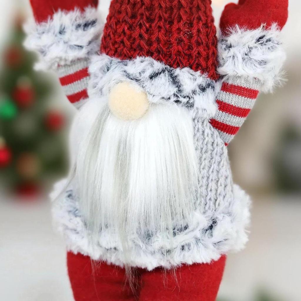 Faceless Parachuting Santa Claus Christmas Decoration for Malls and Stores