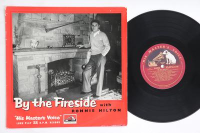 10inch Record RONNIE HILTON - By The Fireside DLP1109 HIS MASTER'S VO 1955 UK Pop Used