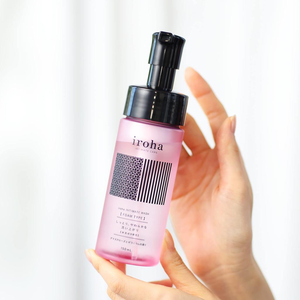 Iroha Iroha Delicate Zone Soap Intimate Wash Damask Rose and Geranium Scent Foam Type [Foam Type]