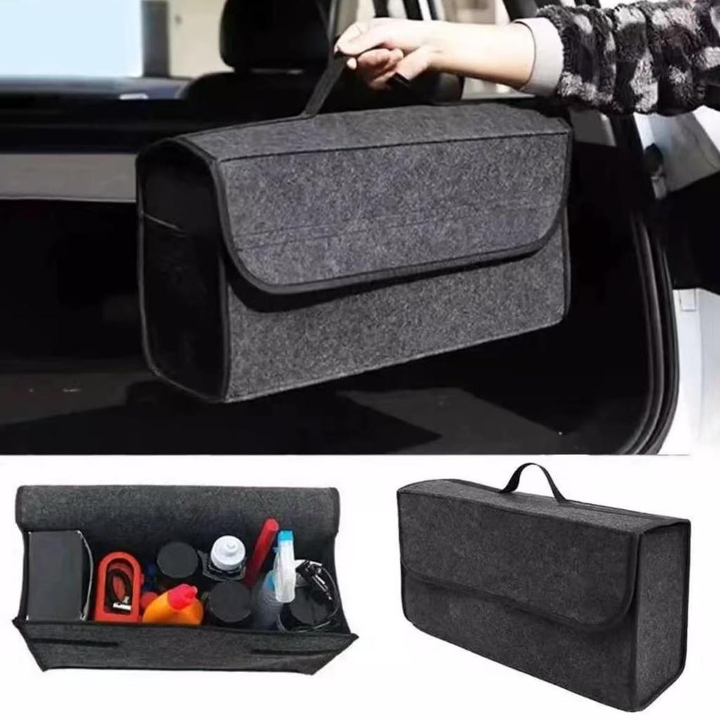 Car Storage Box Trunk Storage Box Large Capacity Foldable Car Interior Organizer Box Scratch-Resistant Wear-Resistant