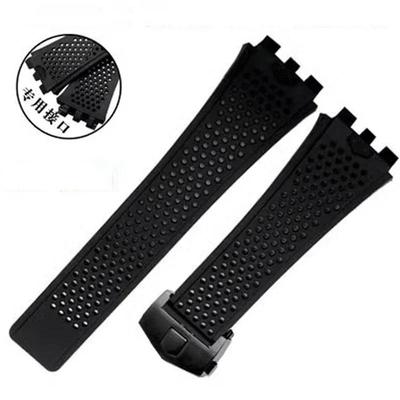 Brand-new Silicone Watch Band For TAG HEUER Carrera Series Watch Strap for Men's Concave Convex Interface Watchband Bracelet