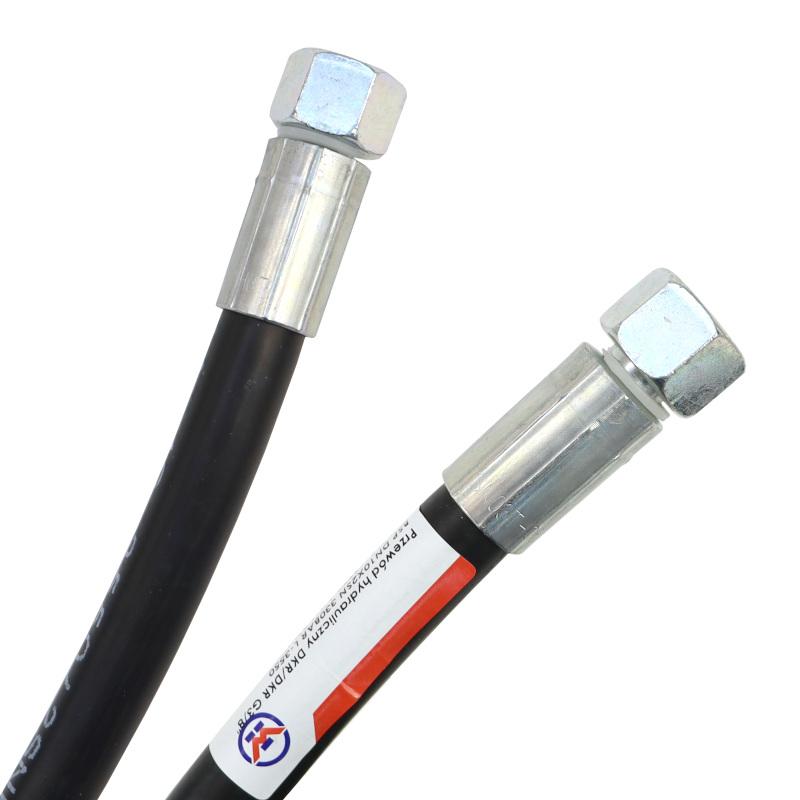 Hydraulic hose DKR/DKR G3/8""BSP DN10X2SN 330BAR -3550 (PKP210 x 3550 AOL) PZL HYDRAL