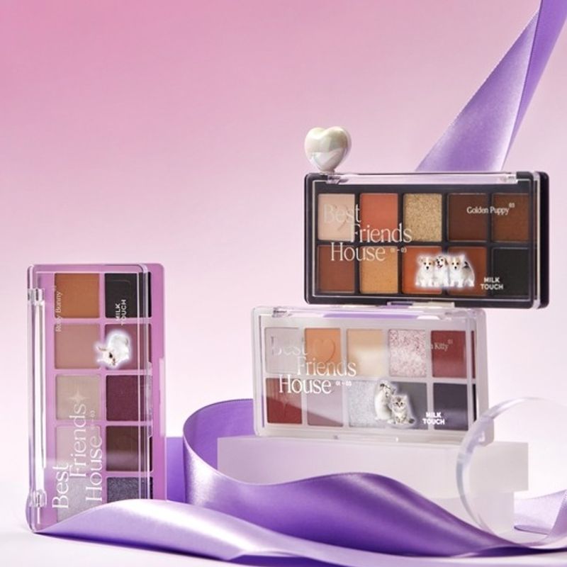 Milktouch Best Friends House Eye Palette 3 Colors (Choose 1)