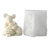 Stereoscopic Mouse Candle Making Silicone Mold Food Safe Easily Release Perfect For DIY Enthusiasts Gift Crafting