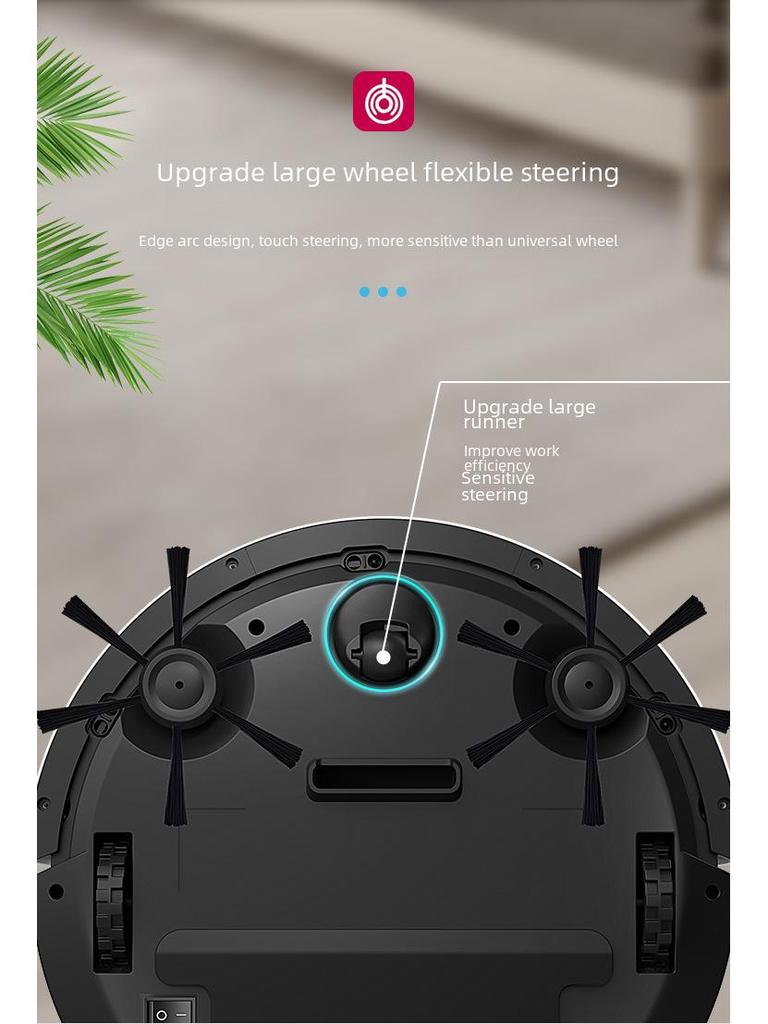 Intelligenter elektrischer Saug- und Wischroboter: Automatischer Kehr- und Reiniger für Zuhause.