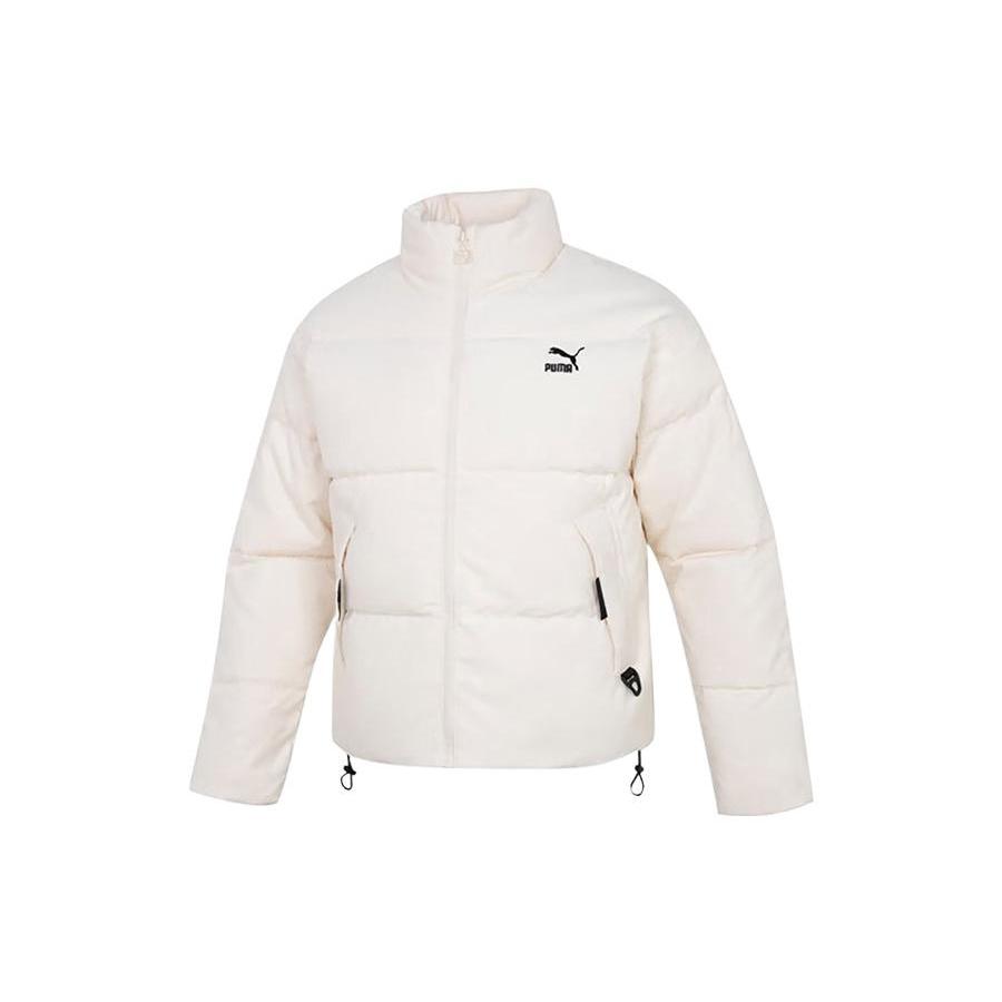 Puma Down Jackets Unisex White Stand Collar Moderate Other 535581-65